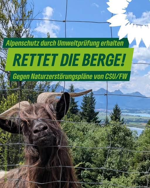 „Rettet die Berge“ – Alpenschutz nicht dem Ausverkauf opfern